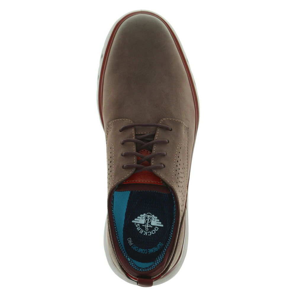 Brown-Dockers Mens Franco Fusion 2.0 Casual Sneaker