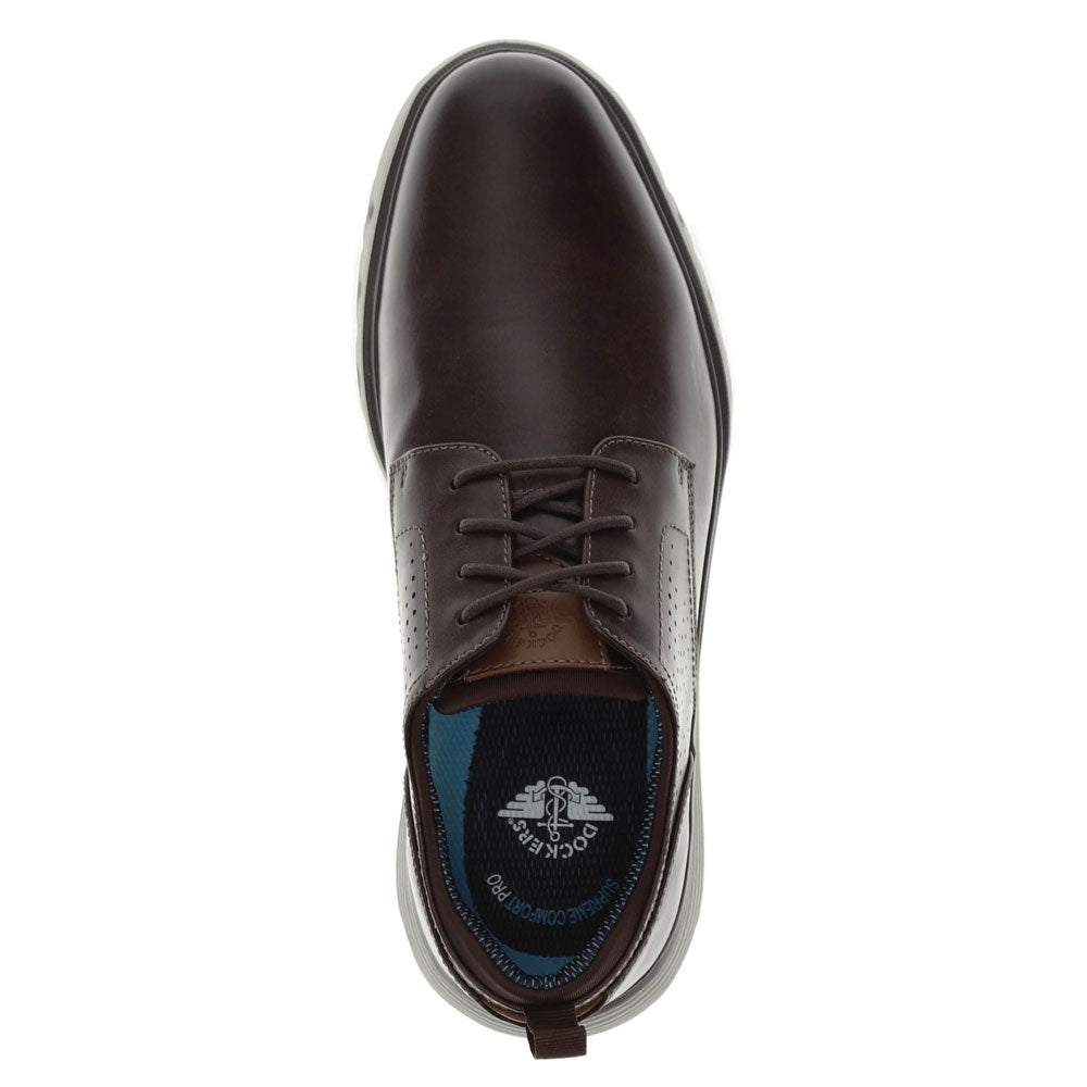 Chestnut-Dockers Mens Franco Fusion 2.0 Casual Sneaker