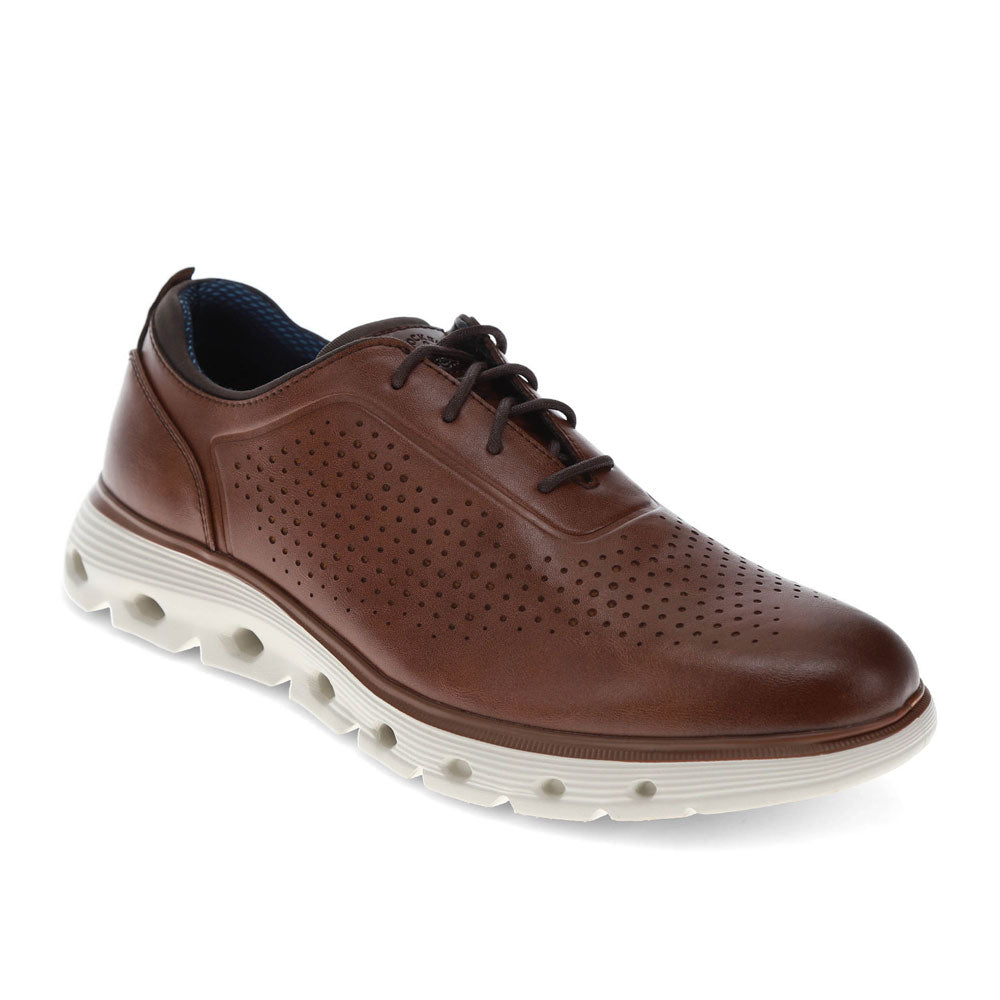 Cognac-Dockers Mens Ferguson Fusion 2.0 Casual Sneaker