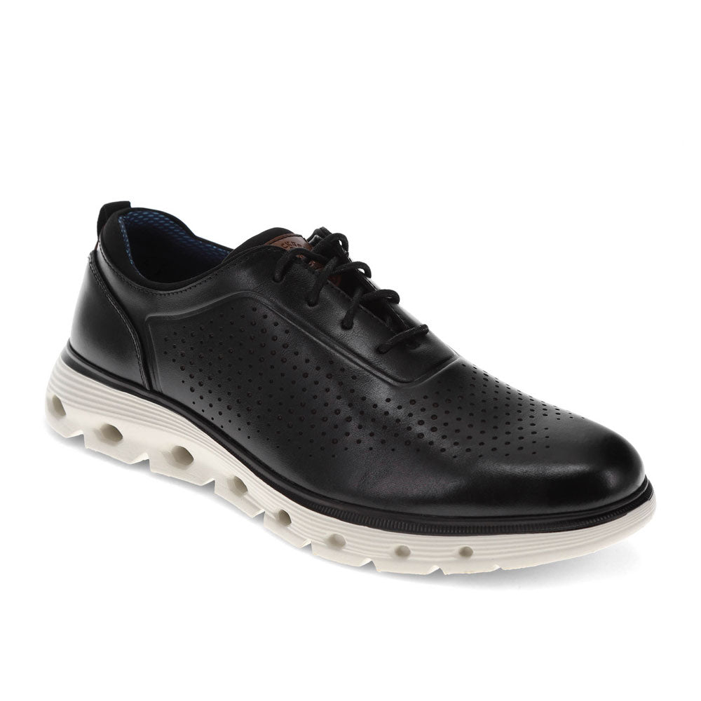 Black-Dockers Mens Ferguson Fusion 2.0 Casual Sneaker