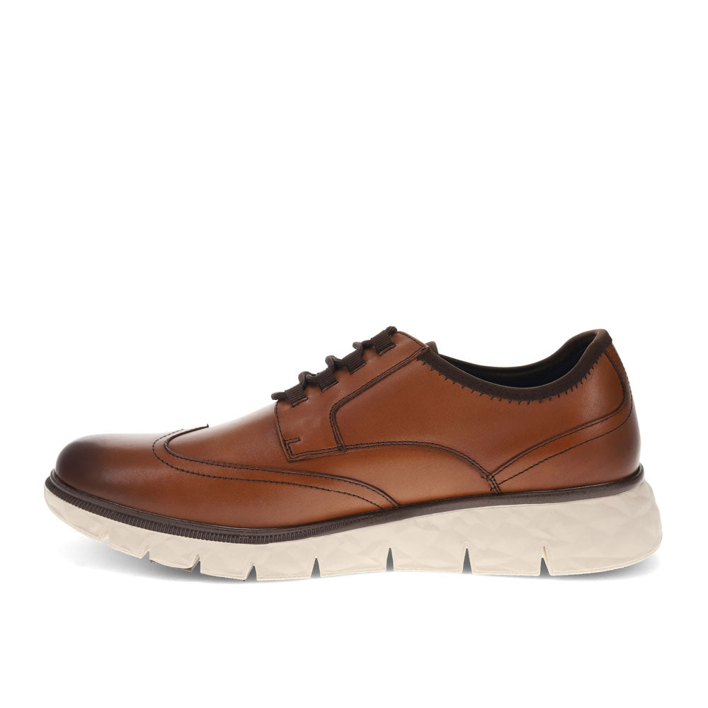 Butterscotch-Dockers Mens Clarkston Genuine Leather Casual Lace Up Oxford Shoe