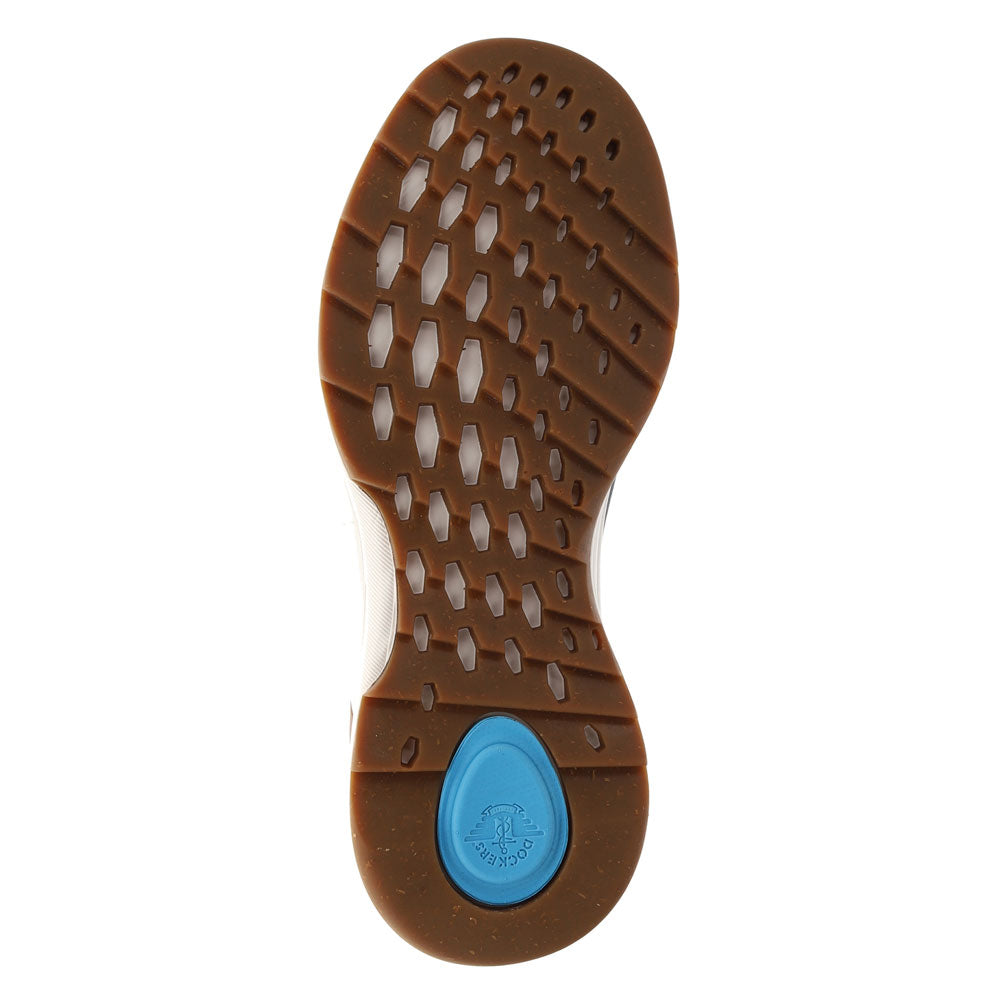 Navy/Tan-Dockers Mens Adan Knit and Synthetic Leather Casual Slip On Sneaker Shoe