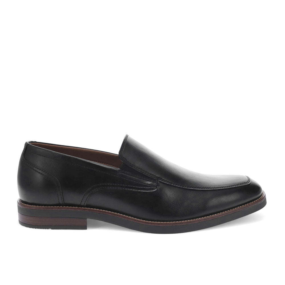Black-Dockers Mens Banner Dress Slip-on Shoes