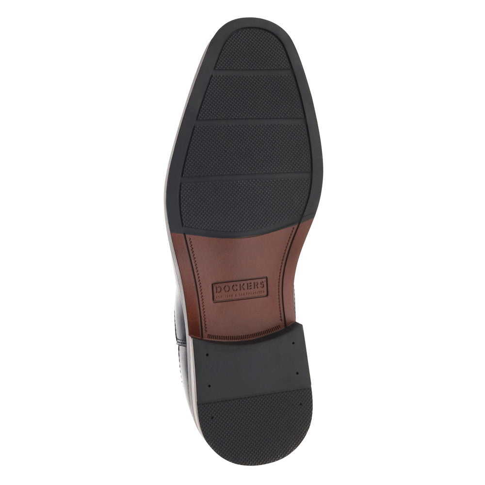 Black-Dockers Mens Brookside Dress Slip-on Chelsea Boot
