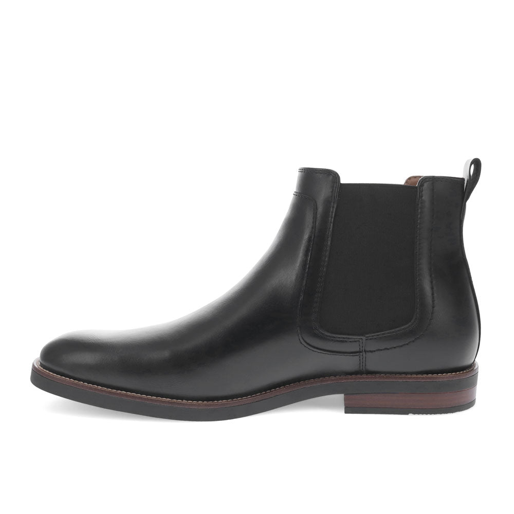 Black-Dockers Mens Brookside Dress Slip-on Chelsea Boot