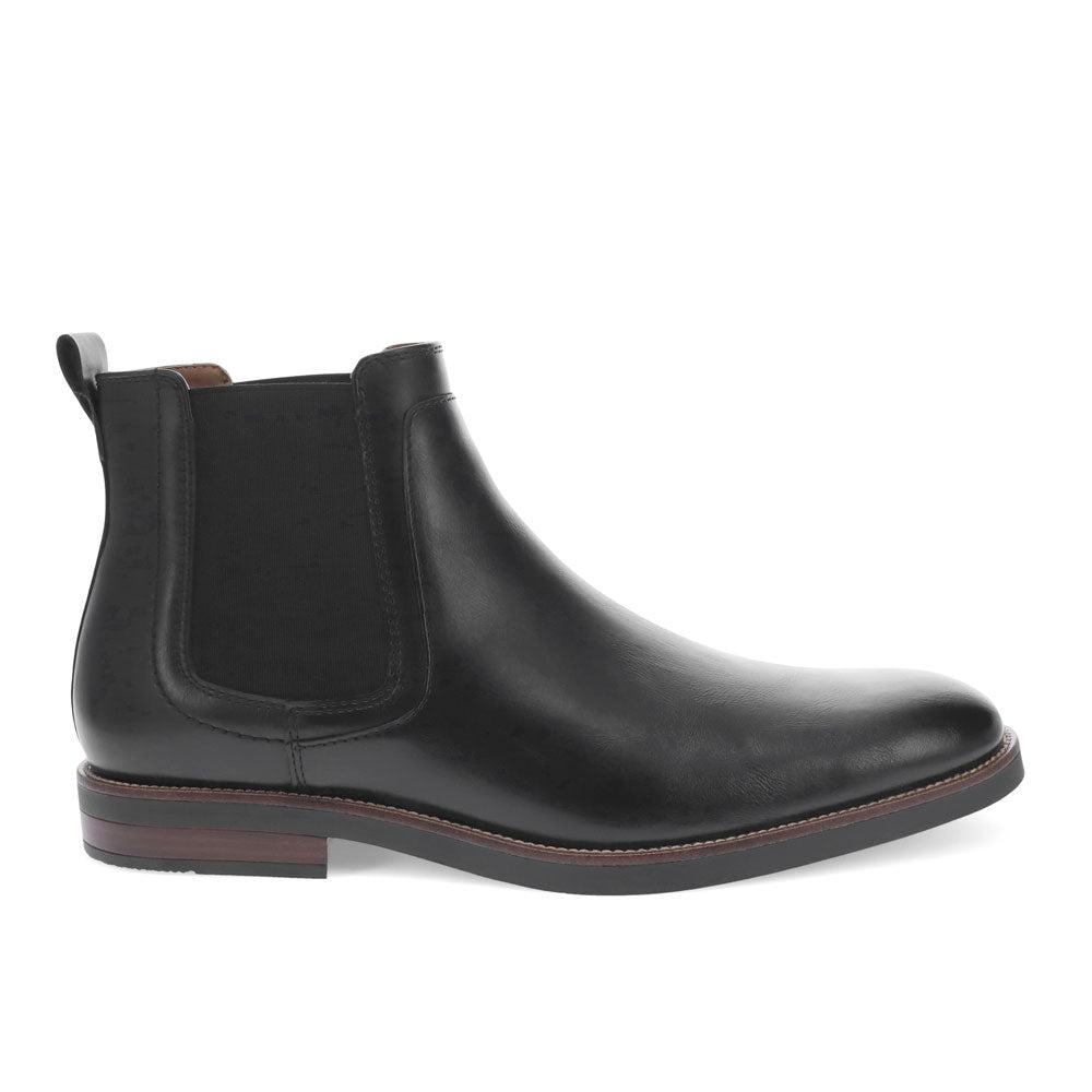Black-Dockers Mens Brookside Dress Slip-on Chelsea Boot