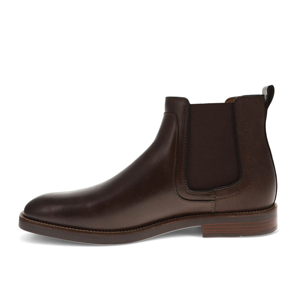 Chestnut-Dockers Mens Brookside Dress Slip-on Chelsea Boot