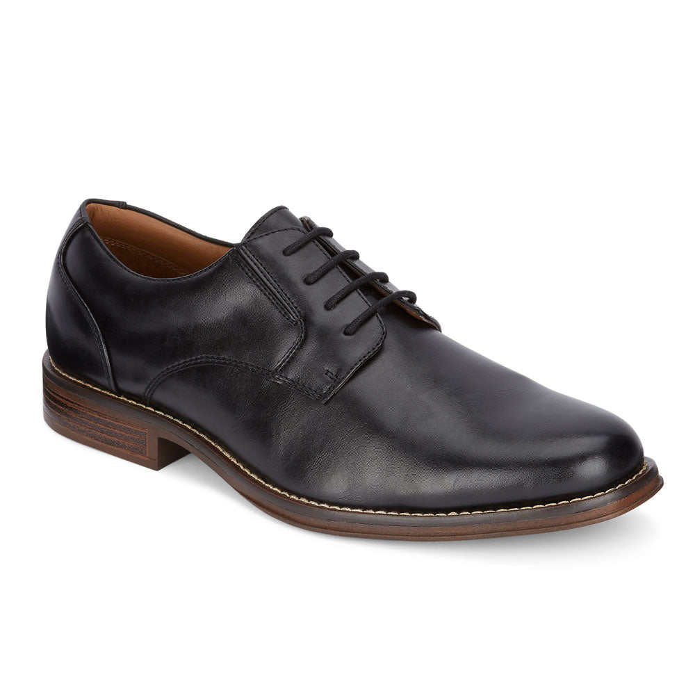 Black-Dockers Mens Fairway Business Dress Lace-up Plain Toe Oxford Shoe