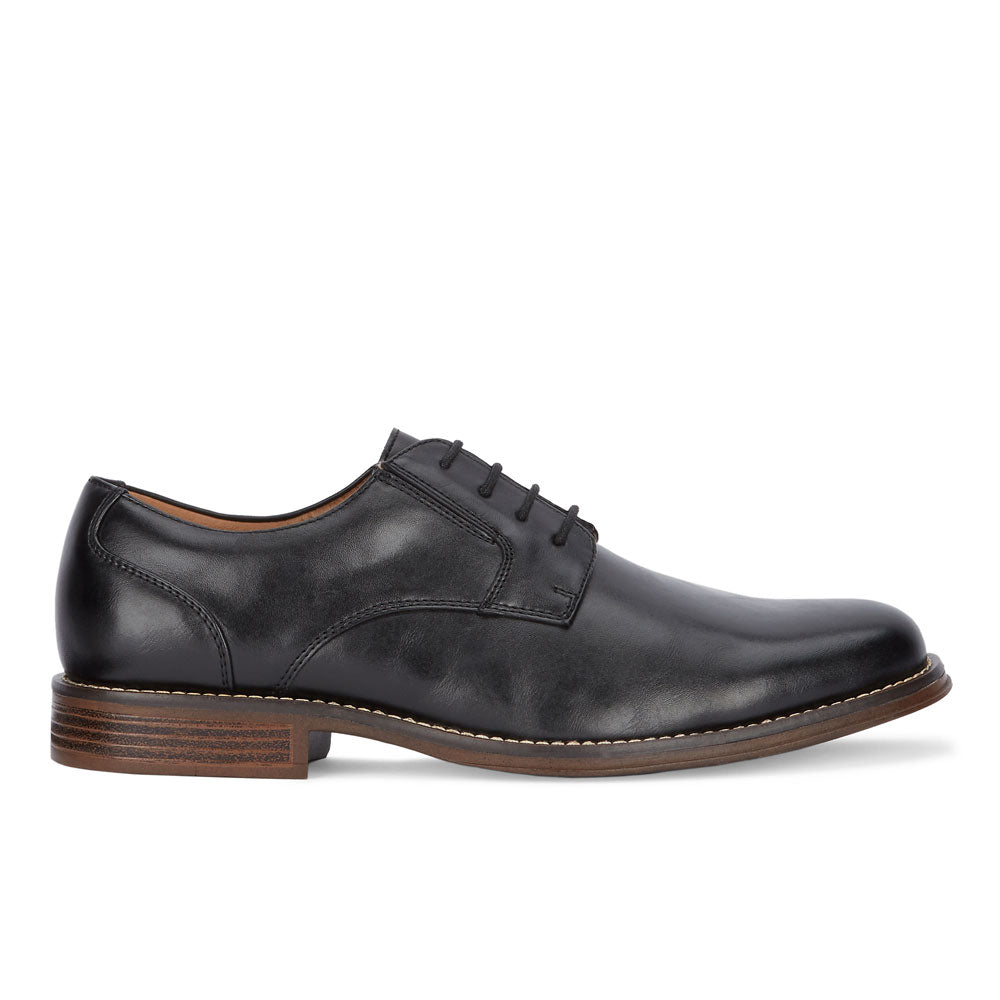 Black-Dockers Mens Fairway Business Dress Lace-up Plain Toe Oxford Shoe