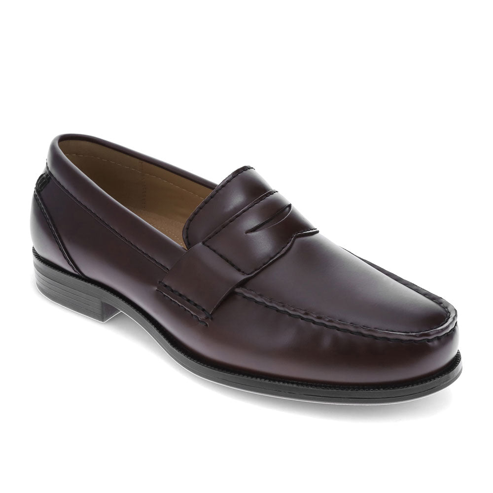 Cordovan-Dockers Mens Colleague Business Dress Penny Slip-on Loafer Shoe