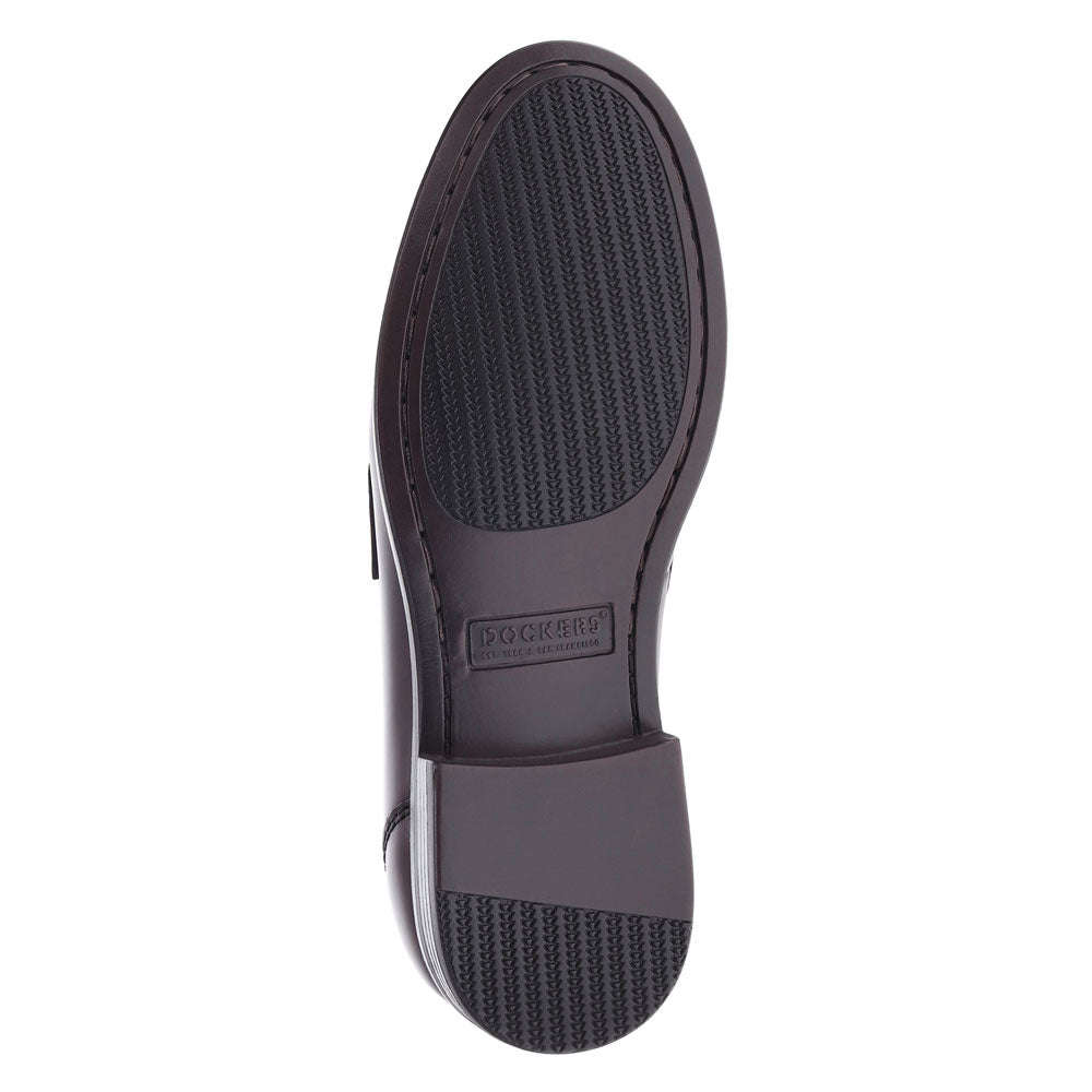 Cordovan-Dockers Mens Colleague Business Dress Penny Slip-on Loafer Shoe