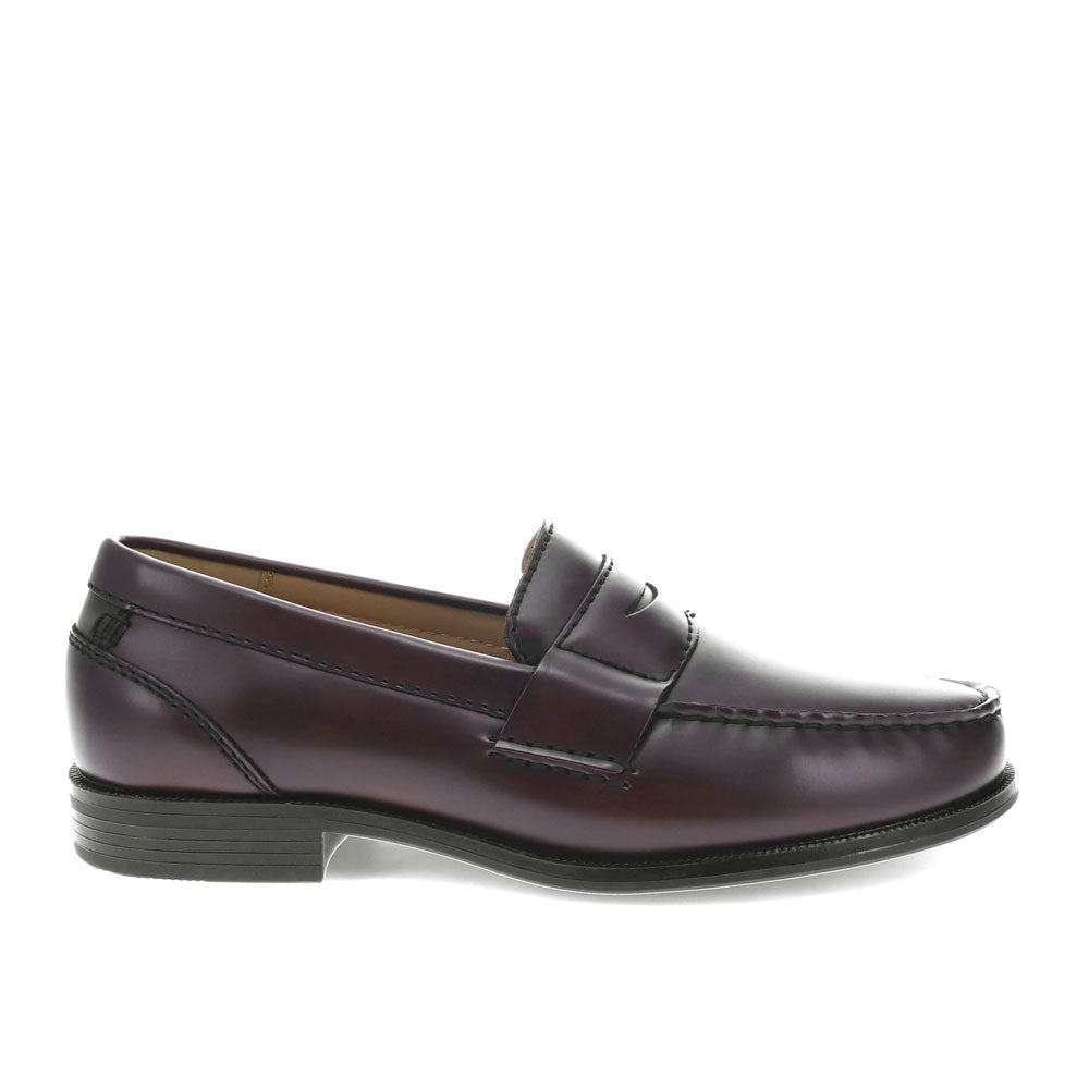 Cordovan-Dockers Mens Colleague Business Dress Penny Slip-on Loafer Shoe