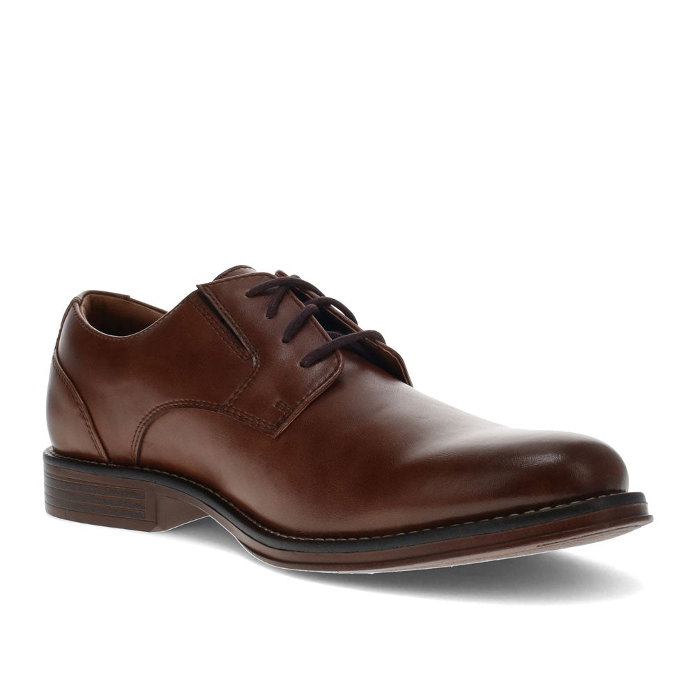 Mahogany-Dockers Mens Fairway Business Dress Lace-up Plain Toe Oxford Shoe