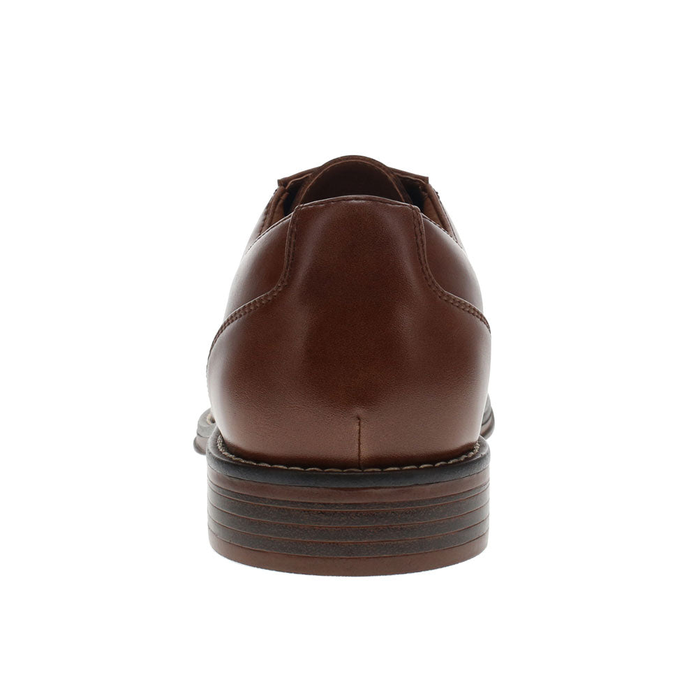 Mahogany-Dockers Mens Fairway Business Dress Lace-up Plain Toe Oxford Shoe