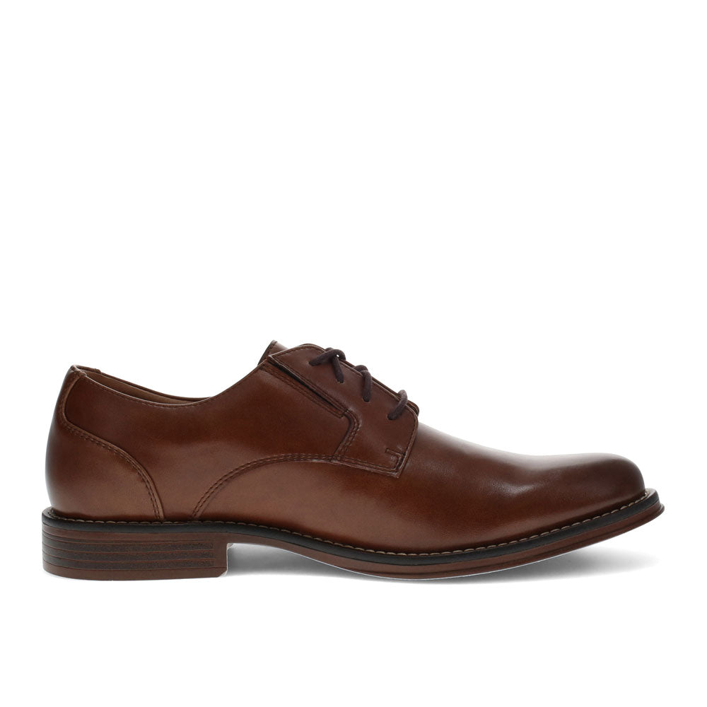 Mahogany-Dockers Mens Fairway Business Dress Lace-up Plain Toe Oxford Shoe