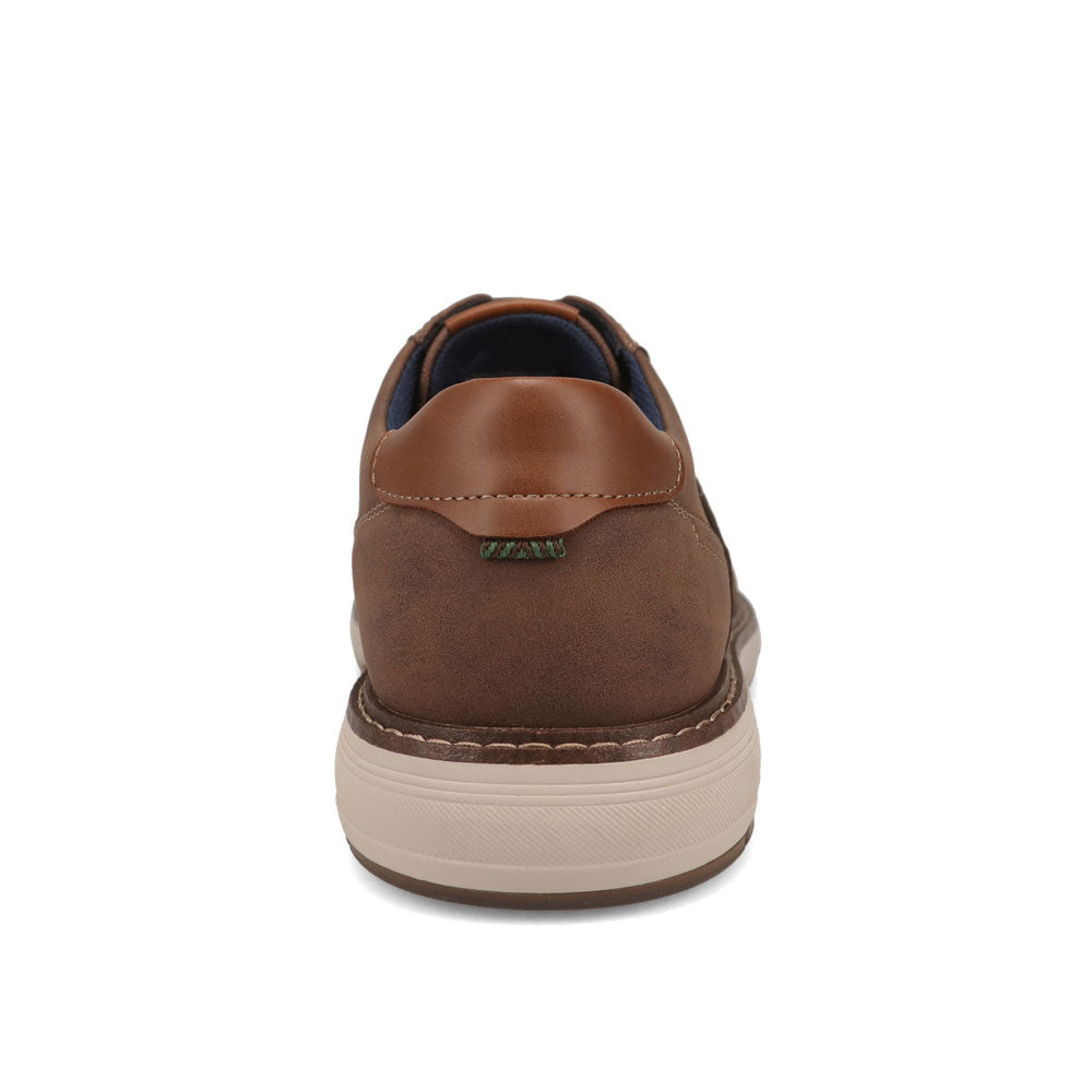 Dark Brown-Dockers Mens Murdoch Nubuck Business Casual Lace-Up Oxford