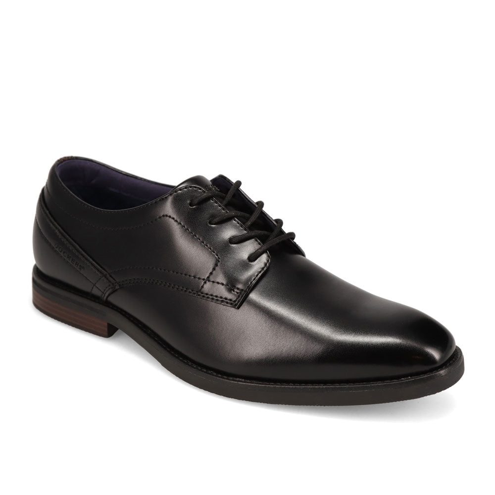 Black-Dockers Mens Benton Dress Lace-Up Oxford