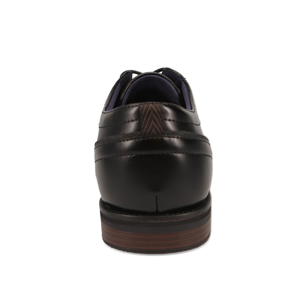 Black-Dockers Mens Benton Dress Lace-Up Oxford