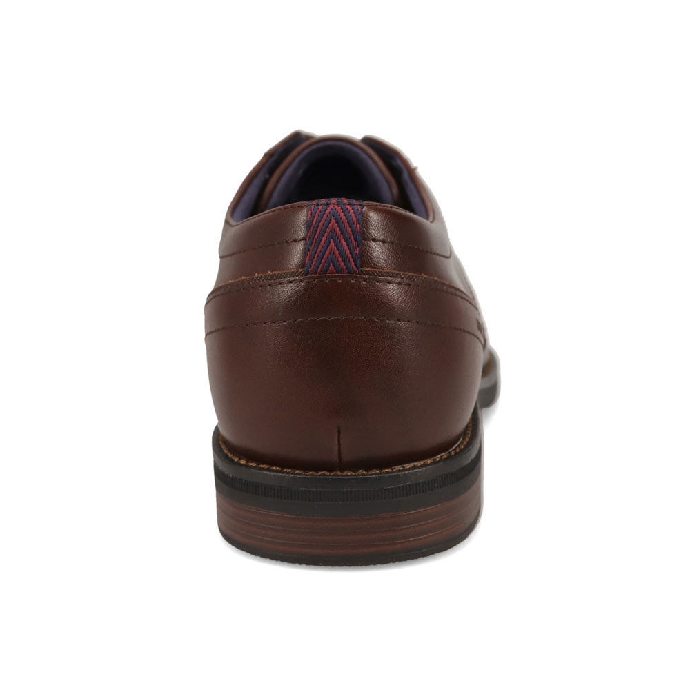 Chestnut-Dockers Mens Benton Polished Dress Lace-Up Oxford
