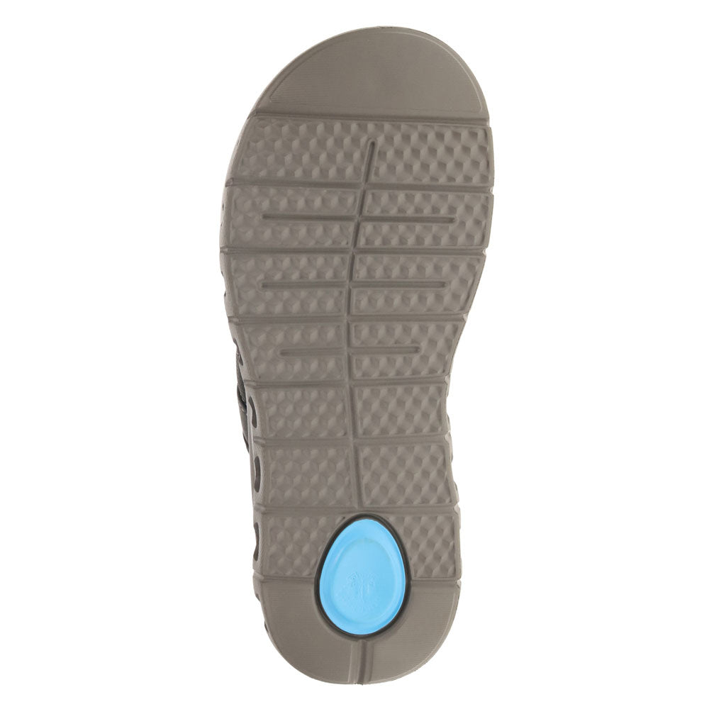 Black-Dockers Mens Luis Synthetic Leather Casual Slip On Sandal Shoe