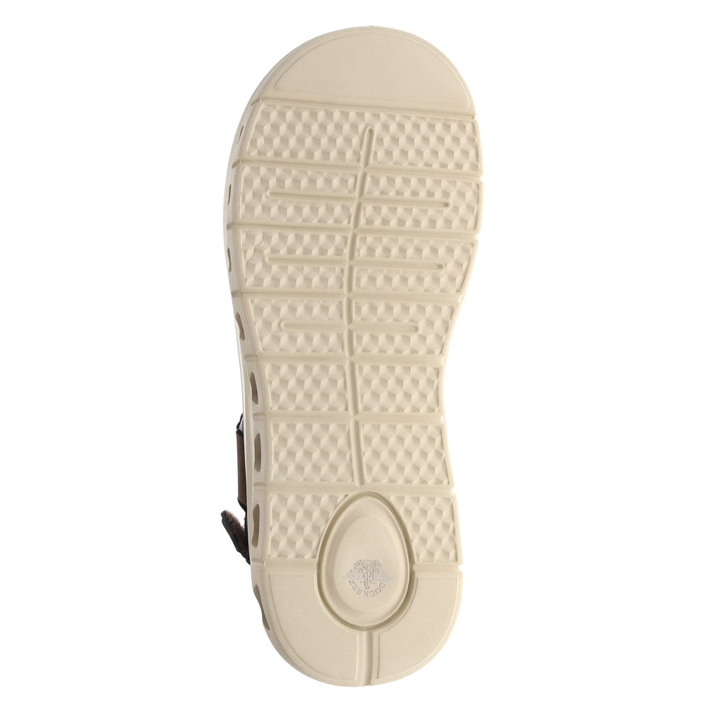 Dark Tan-Dockers Mens Leandro Outdoor Sport Sandal Shoe
