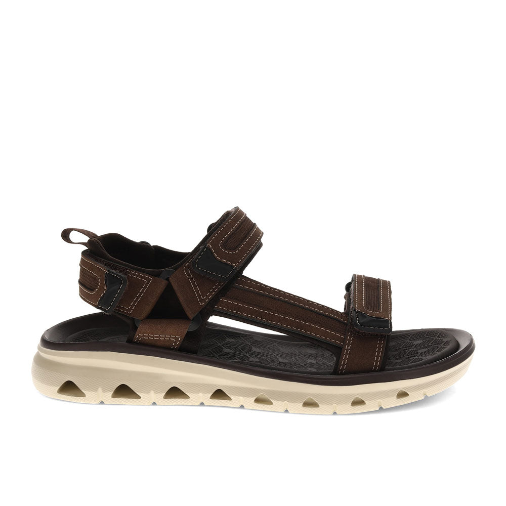 Dark Tan-Dockers Mens Leandro Outdoor Sport Sandal Shoe