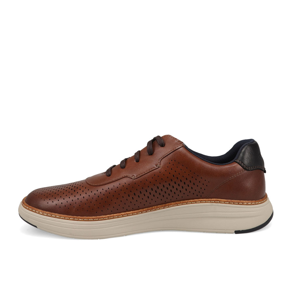 Cognac-Dockers Neilson Casual Polished Lace-Up Sneaker