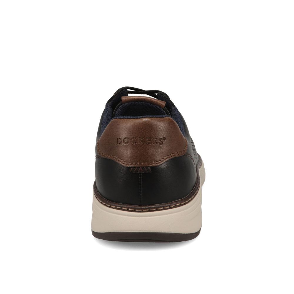 Black-Dockers Neilson Casual Polished Lace-Up Sneaker