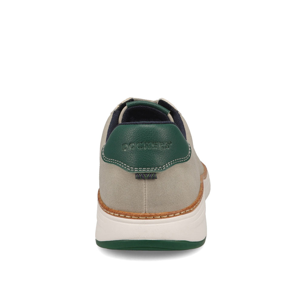Light Grey-Dockers Neilson Casual Nubuck Lace-Up Sneaker