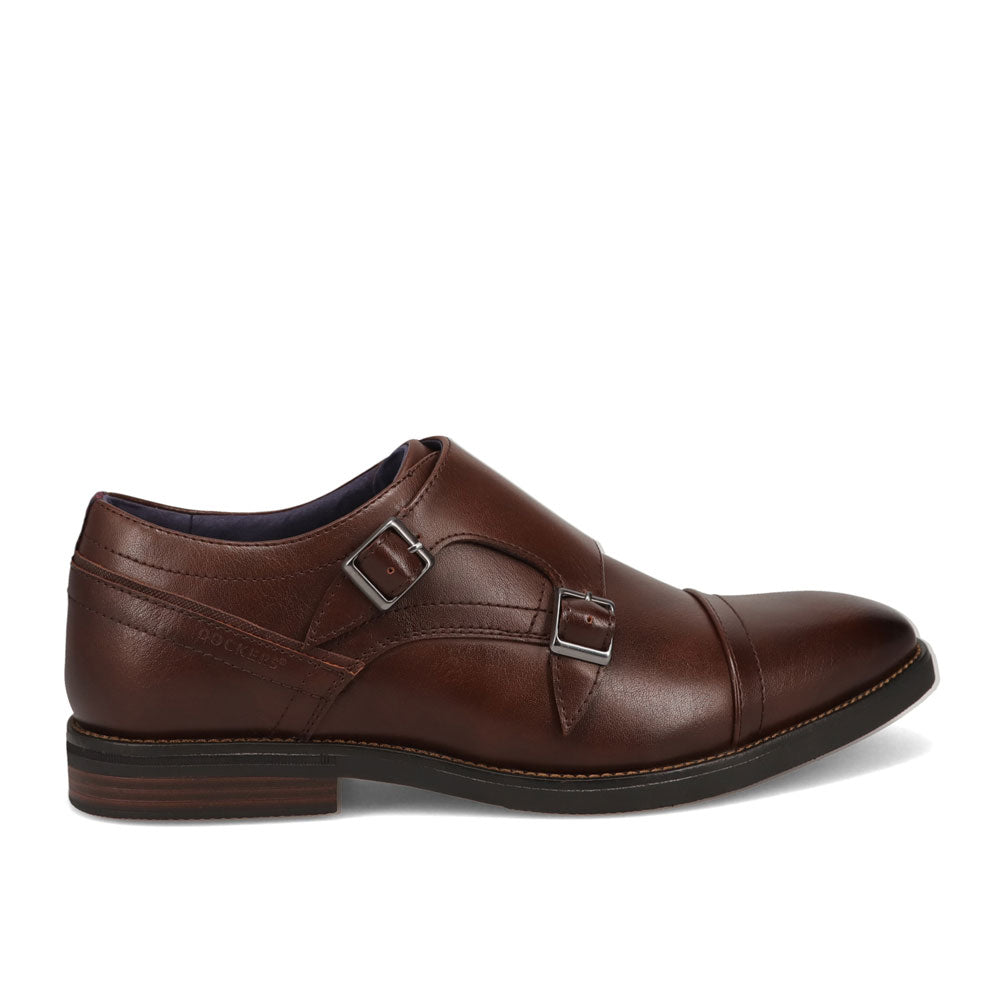 Chestnut-Dockers Mens Ballard Polished Dress Buckle Loafer