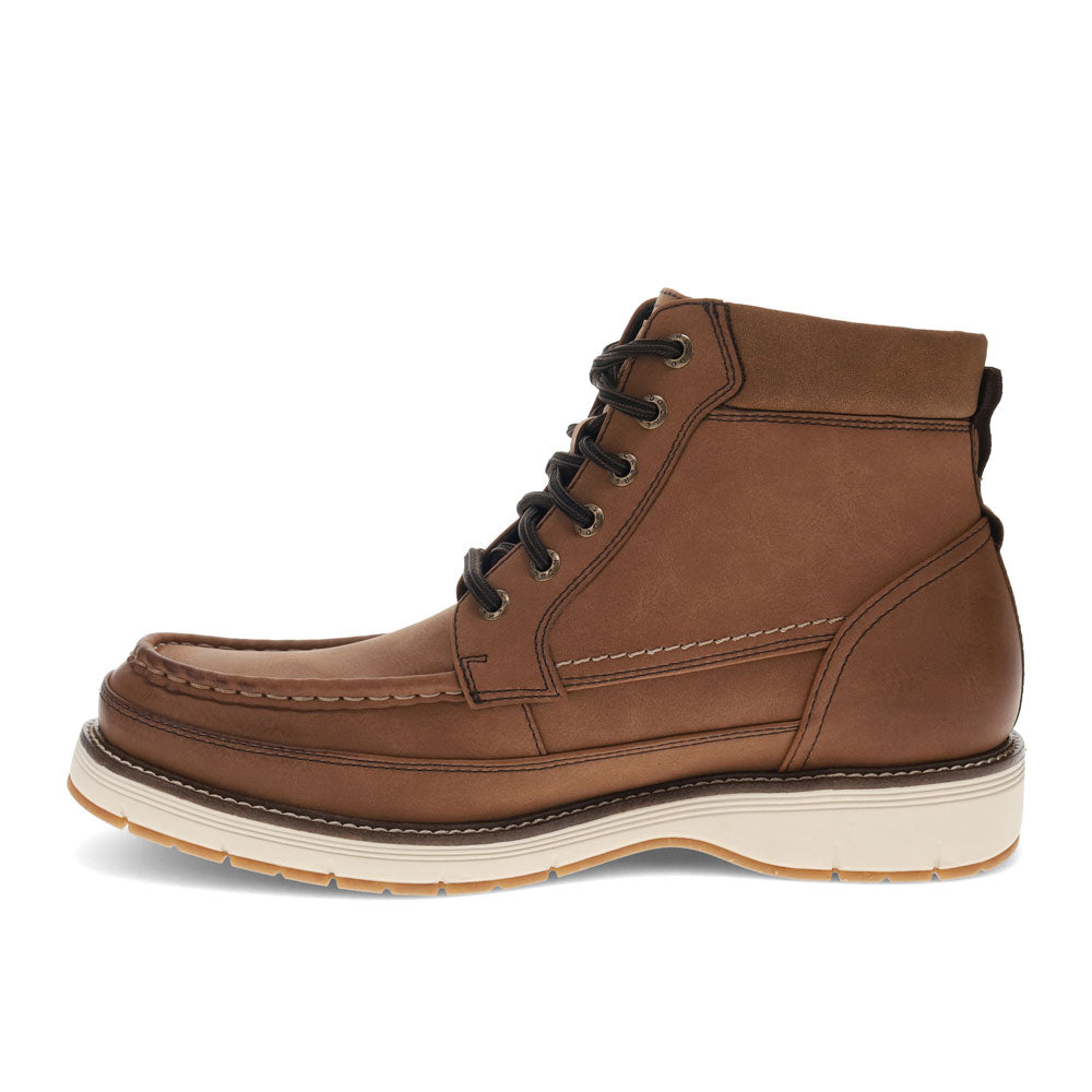 Tan-Dockers Mens Thames Casual Lace Up Moc Toe Boot