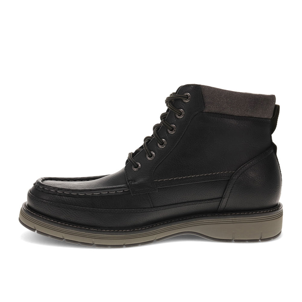 Black-Dockers Mens Thames Casual Lace Up Moc Toe Boot