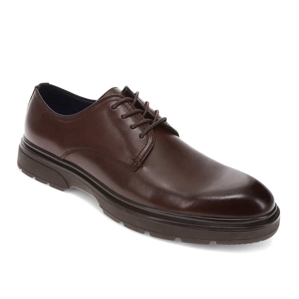 Mahogany-Dockers Mens Tradeston Rugged Dress Casual Lace Up Oxford Shoe