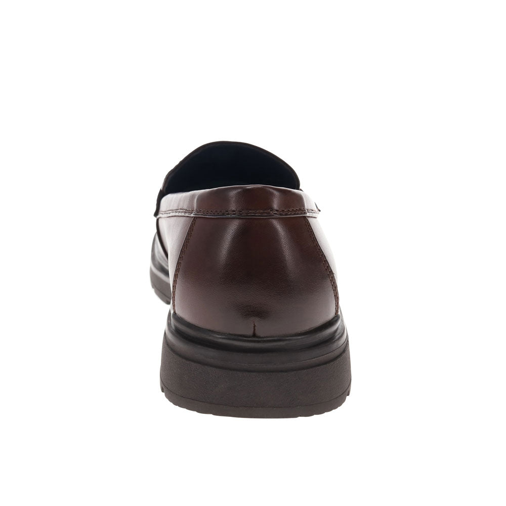 Mahogany-Dockers Mens Thacher Dress Casual Slip On Loafer Shoe