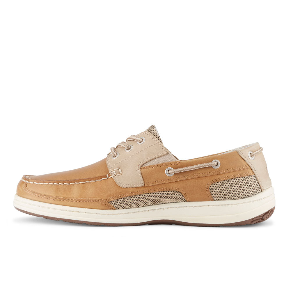Tan/Taupe-Dockers Mens Beacon Genuine Leather Casual Classic Boat Shoe with NeverWet