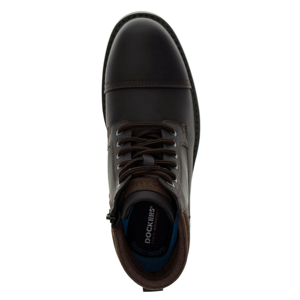 Black-Dockers Mens Thomas Stain Defender Rugged Boot