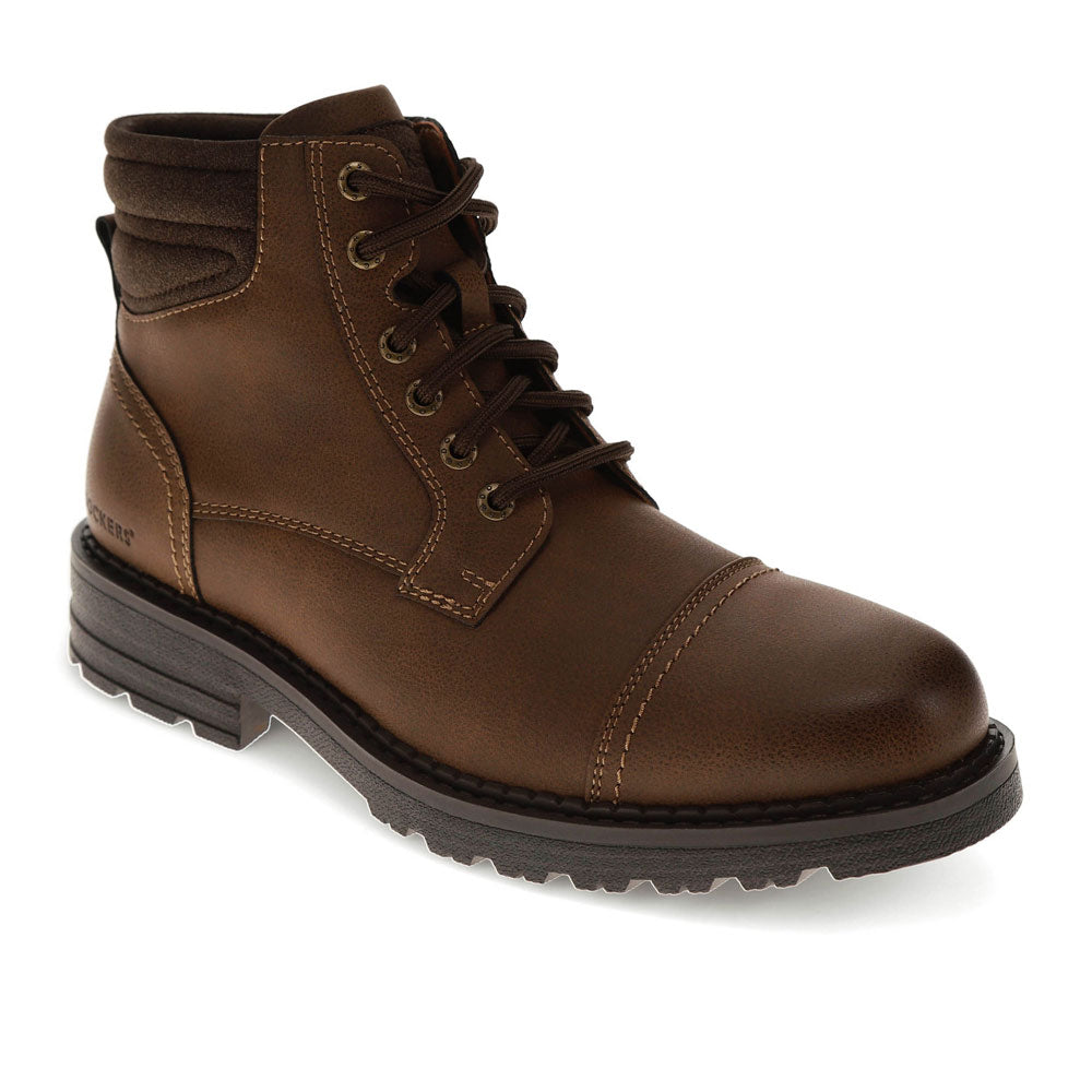 Chestnut-Dockers Mens Thomas Stain Defender Rugged Boot