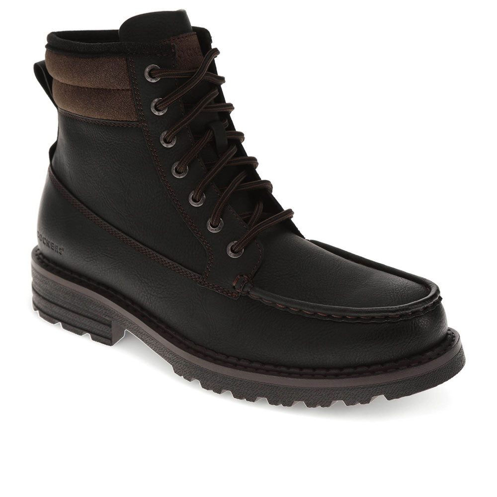 Black-Dockers Mens Tobias Stain Defender Rugged Boot