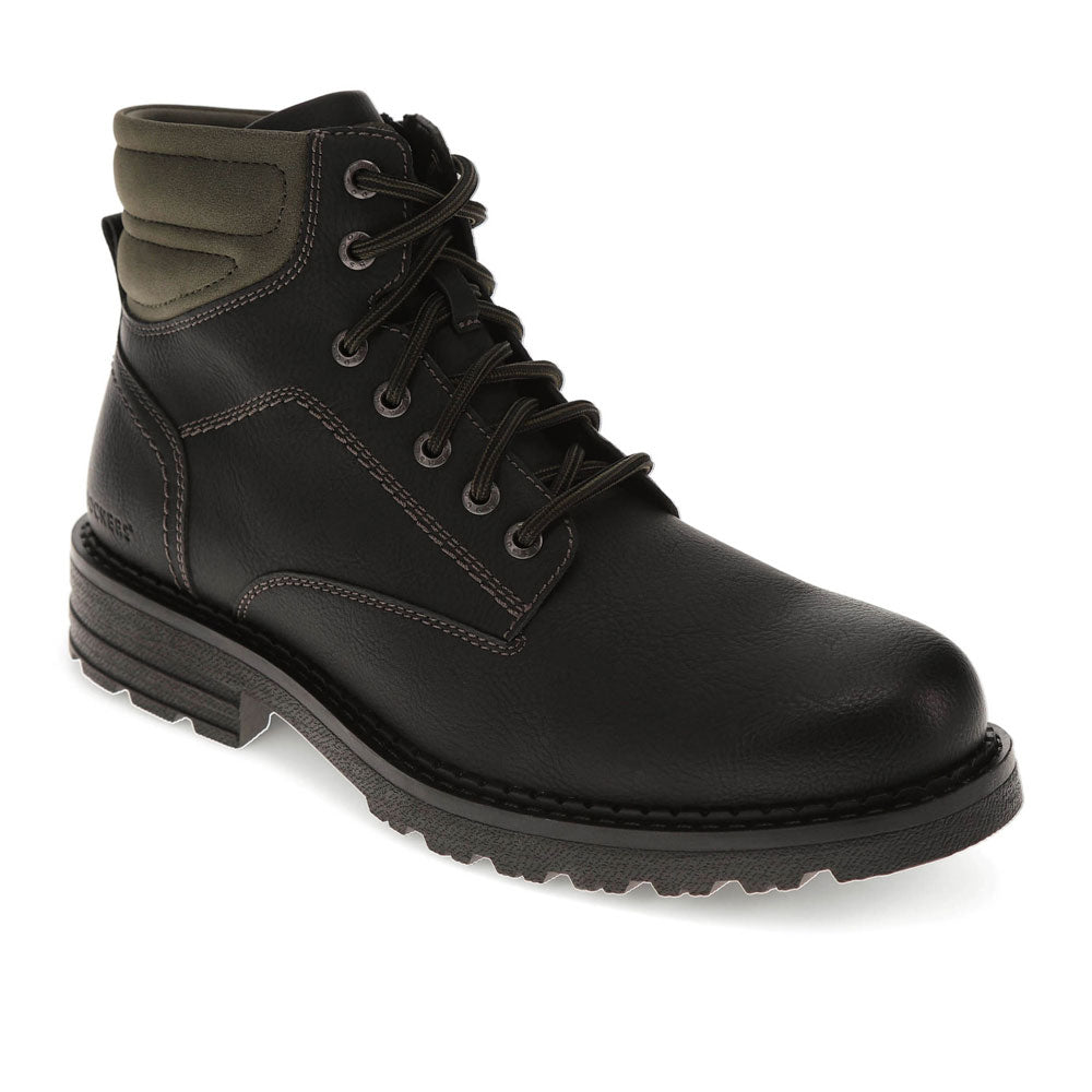 Black-Dockers Mens Telford Stain Defender Rugged Boot