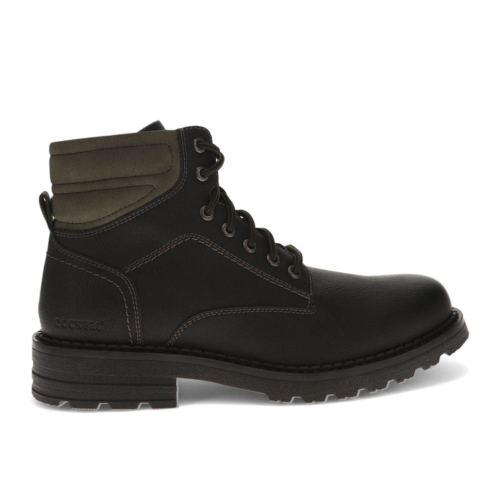 Black-Dockers Mens Telford Stain Defender Rugged Boot