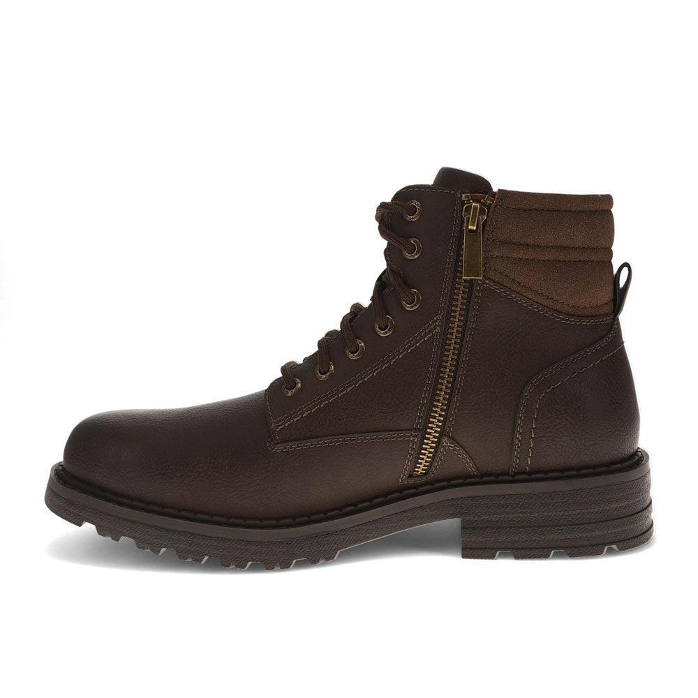 Dark Brown-Dockers Mens Telford Stain Defender Rugged Boot