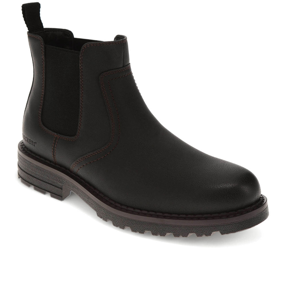 Black-Dockers Mens Truman Stain Defender Rugged Boot