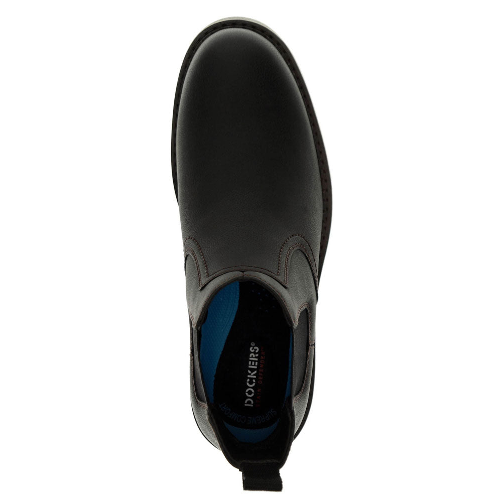 Black-Dockers Mens Truman Stain Defender Rugged Boot