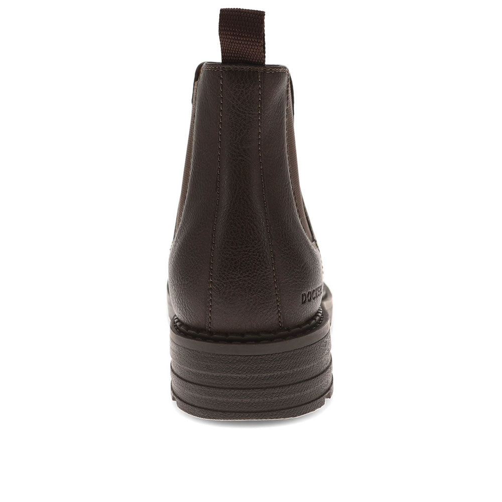 Dark Brown-Dockers Mens Truman Stain Defender Rugged Boot