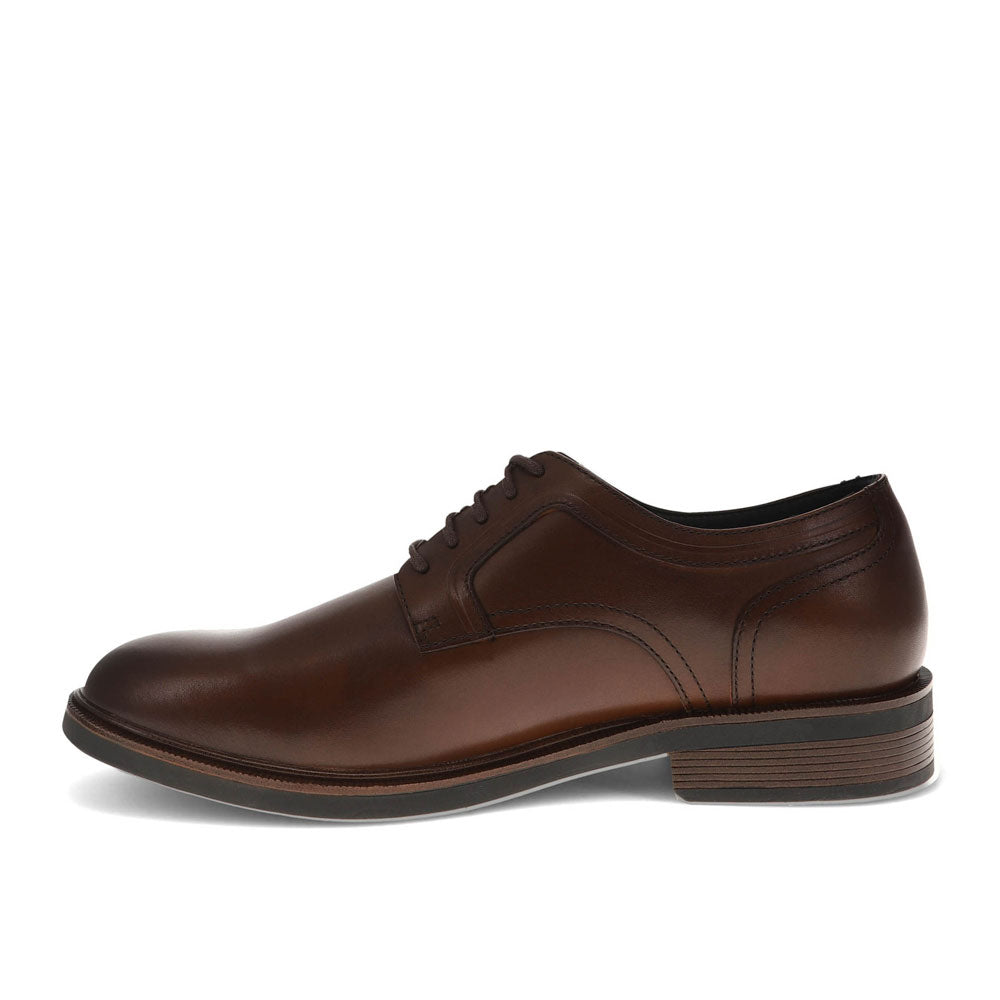 Mahogany-Dockers Mens Adrian Genuine Leather Dress Oxford Shoe