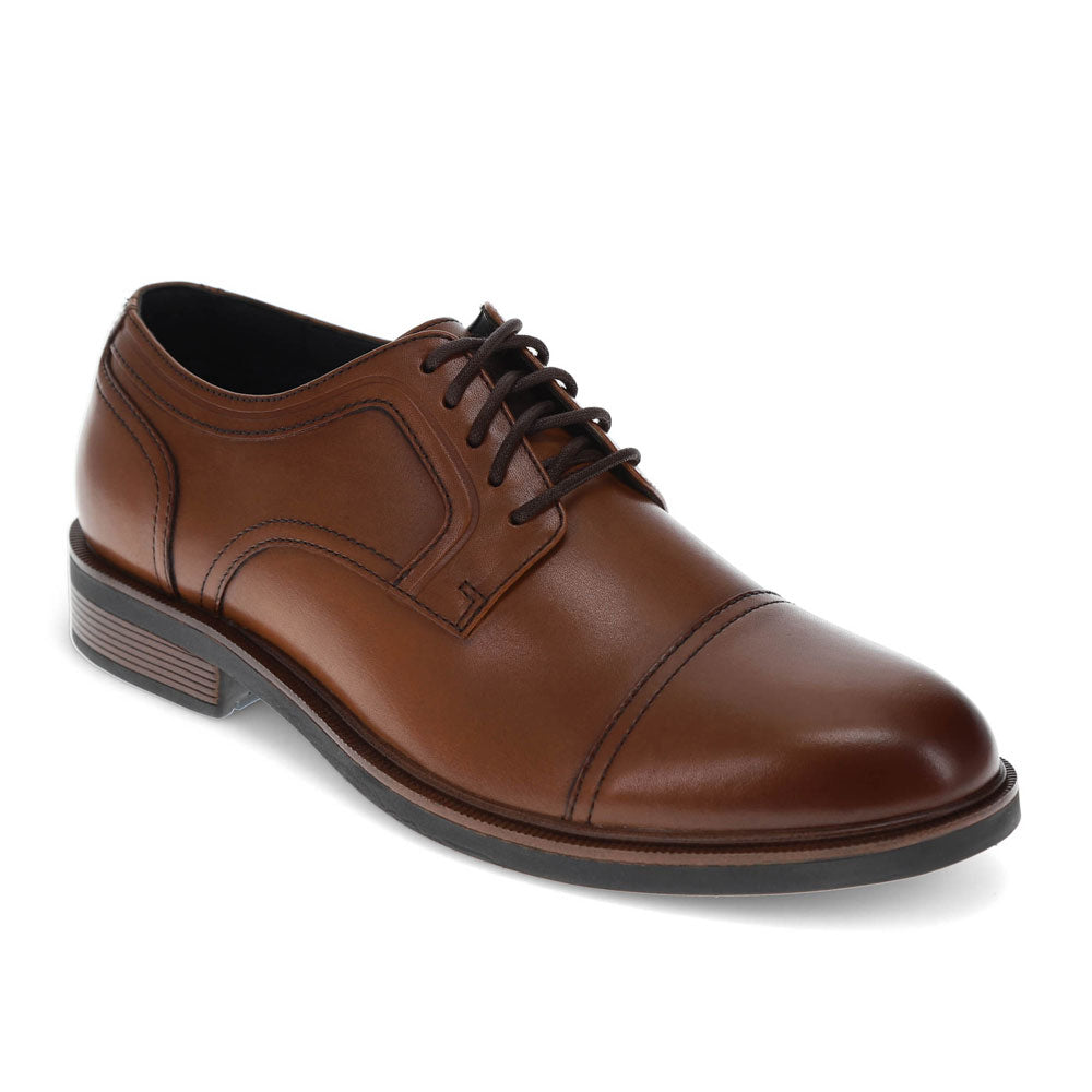 Butterscotch-Dockers Mens  Allen Genuine Leather Dress Captoe Oxford Shoe