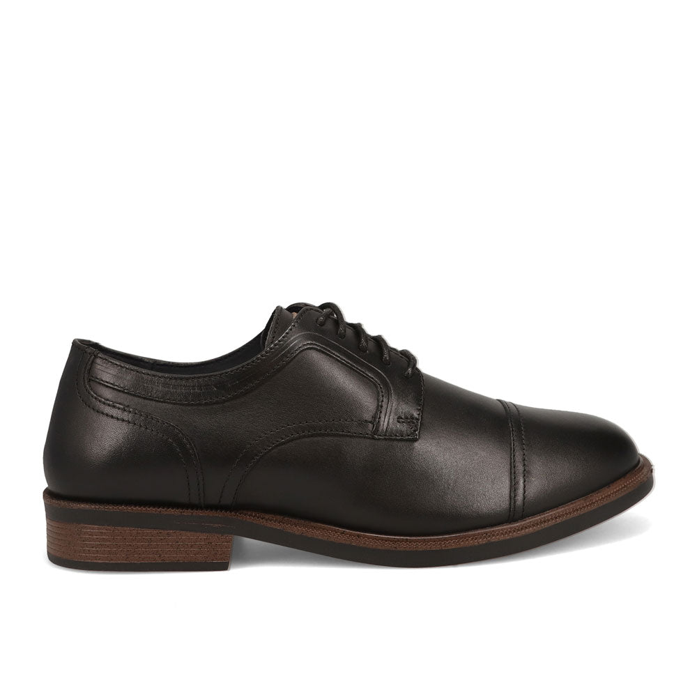 Black-Dockers Mens  Allen Genuine Leather Dress Captoe Oxford Shoe