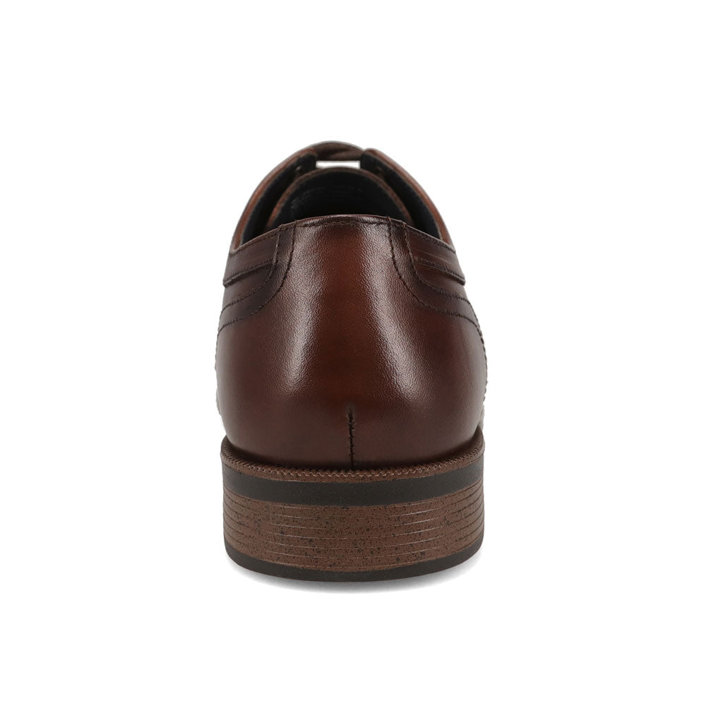 Mahogany-Dockers Mens Atkins Dressy Wingtip Oxford Shoe
