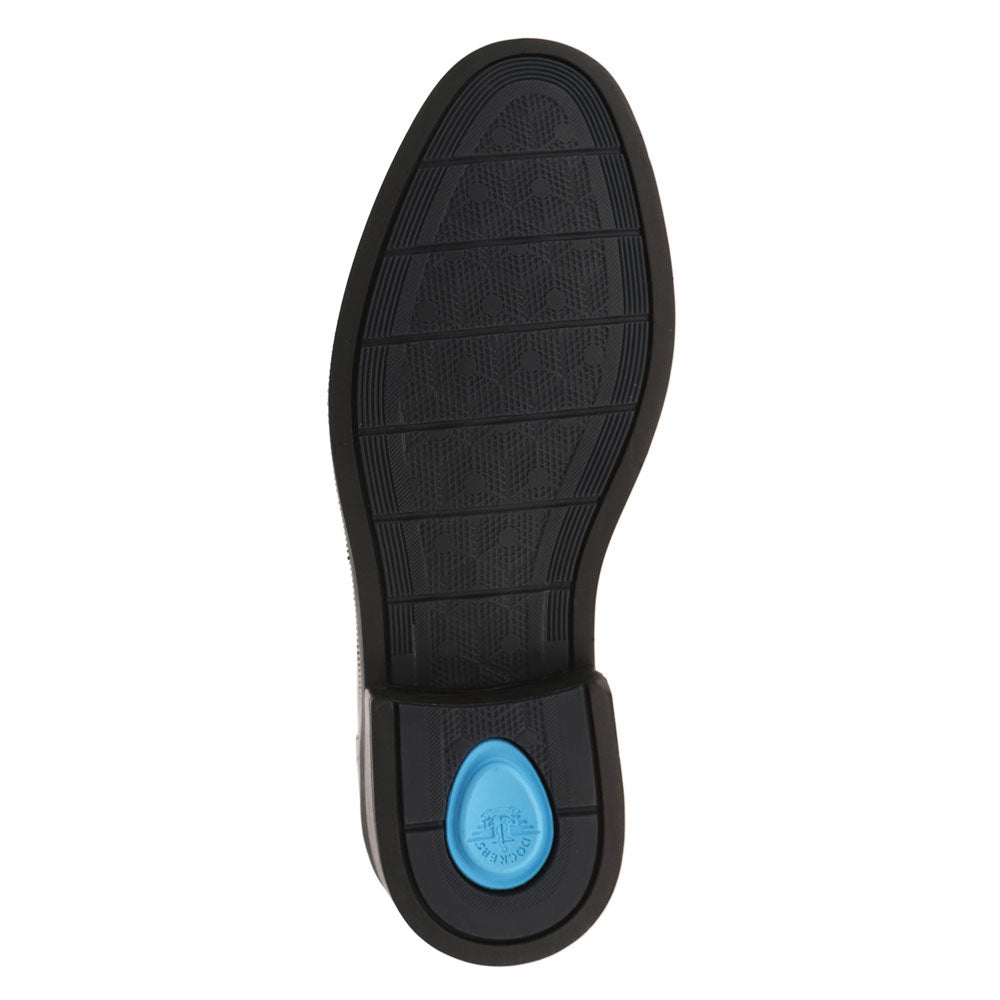 Black-Dockers Mens Ayers Genuine Leather Dress Slip-on Shoe