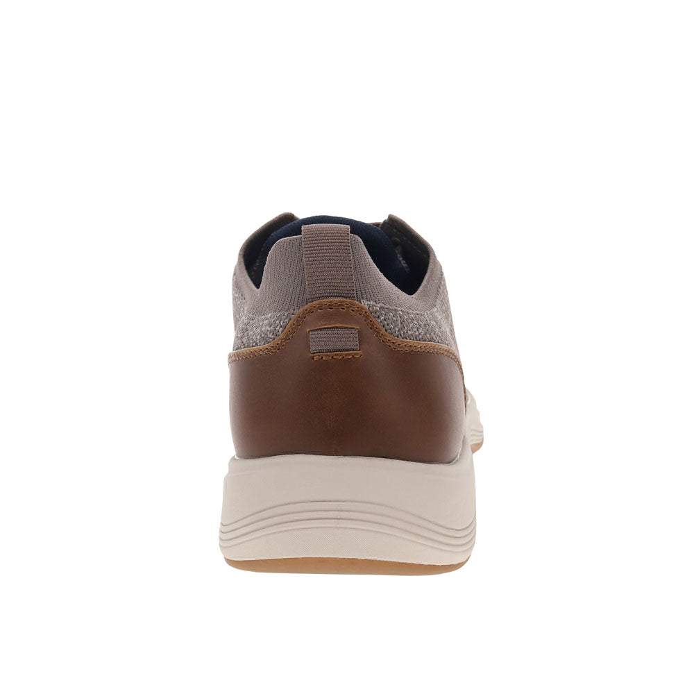 Taupe-Dockers Mens Bardwell Lightweight Knit Lace Up Casual Shoe